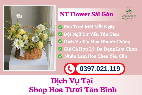 Shop Hoa Tươi Quận Tân Bình - Giao Nhanh Chỉ 30 Phút